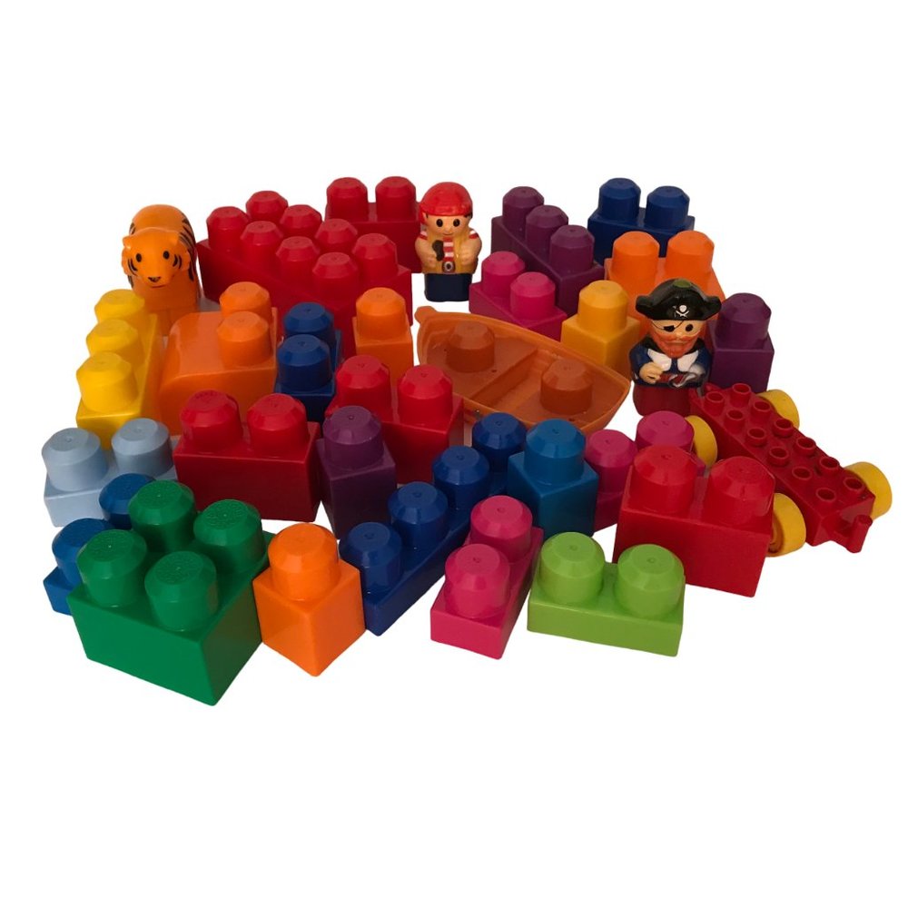 Mega Bloks 127 Big Building Block Collection